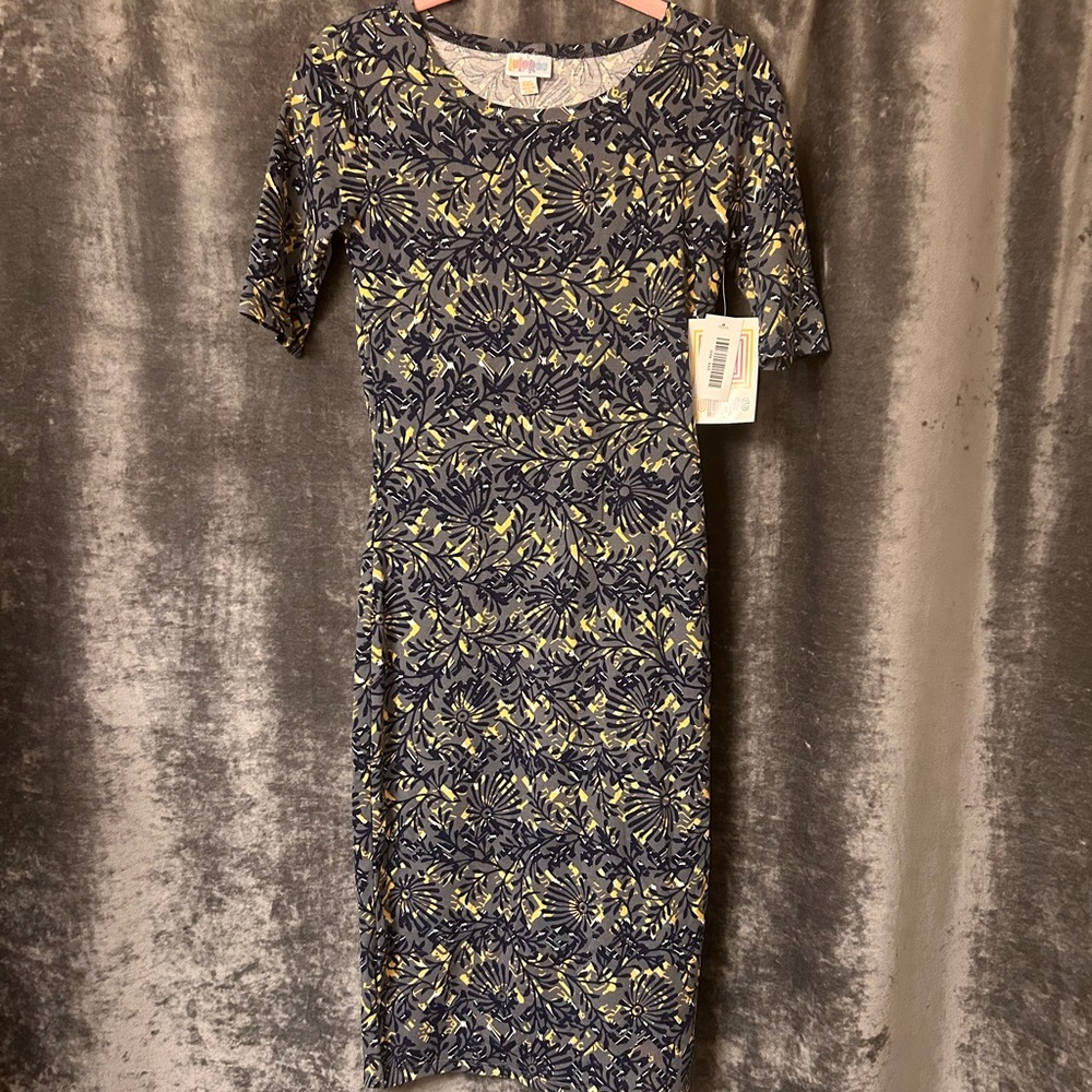LuLaRoe Julia Bodycon Midi Dress